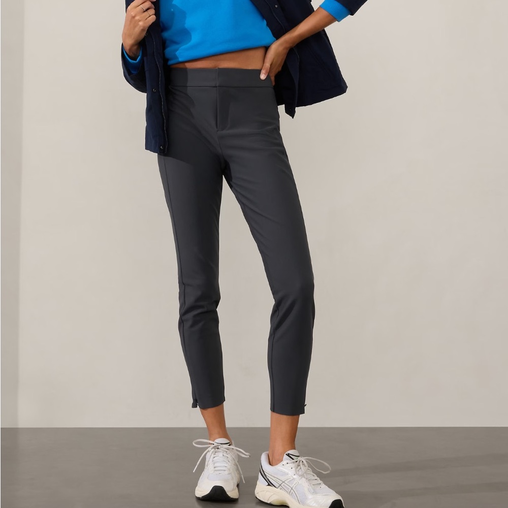 Athleta Women's Gray Stellar Slim Fit Pants